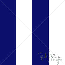 Load image into Gallery viewer, “Lemons &amp; Blossoms" - Stripe | Royal Blue
