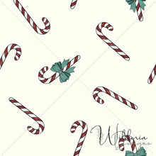 Load image into Gallery viewer, "Vintage Christmas" Candycanes with Bows
