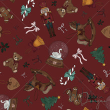 Load image into Gallery viewer, “Vintage Christmas" | Raspberry
