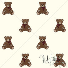 Load image into Gallery viewer, “Vintage Christmas" Teddy Bears | Cream
