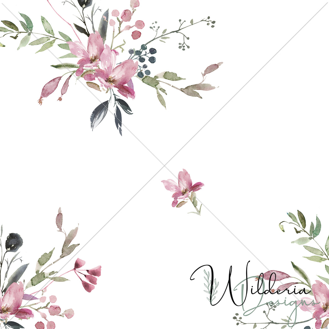Wild Blossoms - White