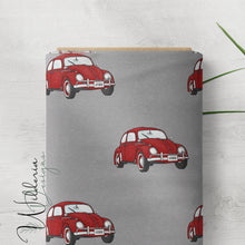 Load image into Gallery viewer, &quot;Vintage Spring&quot; Cars - Cherry on SmokeGrey
