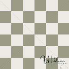 Load image into Gallery viewer, Checker Print - Olive
