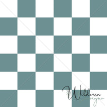 Load image into Gallery viewer, Checker Print - Ocean
