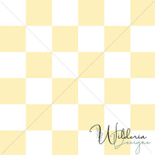 Load image into Gallery viewer, &quot;Vintage Spring&quot; Checker Print - Canary
