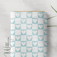 Load image into Gallery viewer, &quot;Vintage Spring&quot; Checker Hearts - Serene
