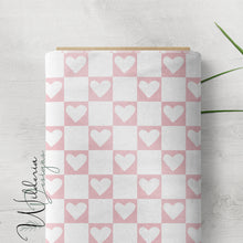 Load image into Gallery viewer, &quot;Vintage Spring&quot; Checker Hearts - Blossom

