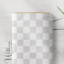 Load image into Gallery viewer, &quot;Vintage Spring&quot; Checker Print - Pearl Grey

