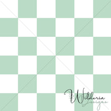 Load image into Gallery viewer, &quot;Vintage Spring&quot; Checker Print - Pistachio
