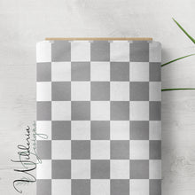 Load image into Gallery viewer, &quot;Vintage Spring&quot; Checker Print - Smoke Grey
