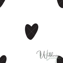 Load image into Gallery viewer, Handdrawn Hearts (Cheetah Coordinate) - White
