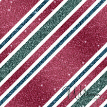 Load image into Gallery viewer, Candycane Glitter Stripes 2 - Mixed
