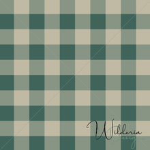 Load image into Gallery viewer, Gingham - Cappuccino Holly - Christmas Floral Coordinate
