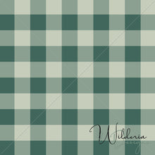 Load image into Gallery viewer, Gingham - Sage Holly - Christmas Floral Coordinate
