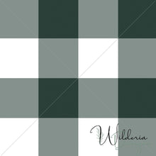 Load image into Gallery viewer, Plaid - Christmas Floral Coordinate - Evergreen
