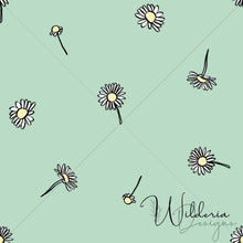 Load image into Gallery viewer, &quot;Vintage Spring&quot; Daisies - Pistachio
