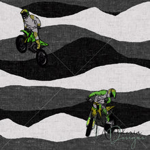 Load image into Gallery viewer, Linen Dirt Bikes - Green
