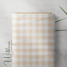 Load image into Gallery viewer, Gingham - Peach - Rustic Floral Coordinate
