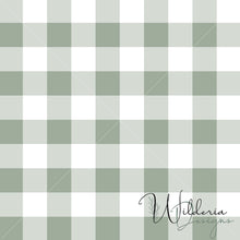 Load image into Gallery viewer, Gingham - Sage - Rustic Floral Coordinate
