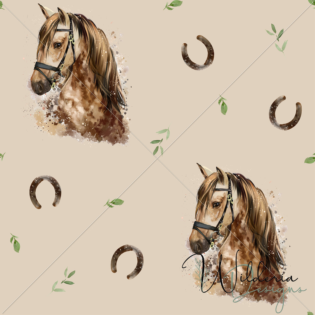 Watercolour Horse - Neutral