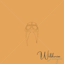 Load image into Gallery viewer, &quot;Little Aviator&quot; Collection Aviator Hat Panel - Nairobi Dusk
