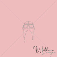 Load image into Gallery viewer, &quot;Little Aviator&quot; Collection Aviator Hat Panel - Vintage Rose
