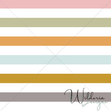 Load image into Gallery viewer, &quot;Little Aviator&quot; Collection Retro Stripe Horizontal - Bright
