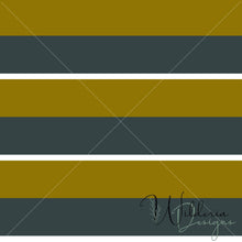 Load image into Gallery viewer, &quot;My Little World&quot; Collection - Double Stripe Aegean Dijon
