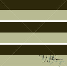 Load image into Gallery viewer, &quot;My Little World&quot; Collection - Double Stripe Moss Pistachio
