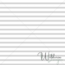 Load image into Gallery viewer, &quot;Vintage Spring&quot; Stripes - Pearl Grey
