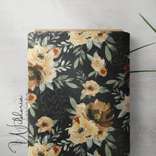 Load image into Gallery viewer, Rustic Florals - Black Linen **Limited Design**
