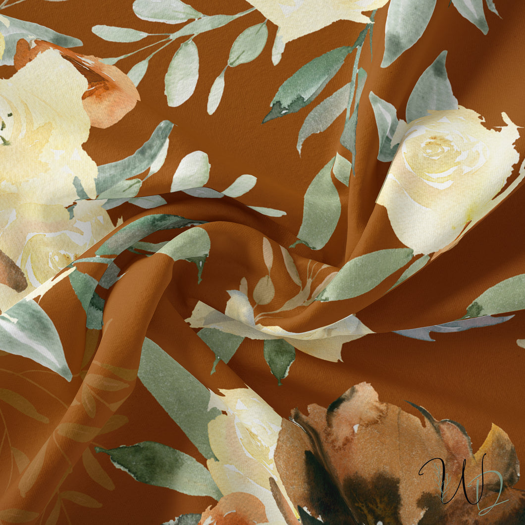 Rustic Florals - Caramel