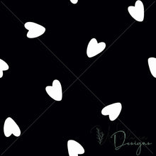 Load image into Gallery viewer, Scattered Hearts - Black
