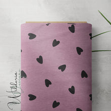 Load image into Gallery viewer, Scattered Hearts - Heathered Pink
