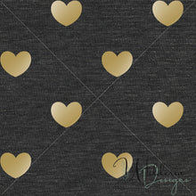 Load image into Gallery viewer, Simple Heart - Heather - Gold
