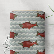 Load image into Gallery viewer, Semi-Exclusive Salmon Prints &amp; Coordinate
