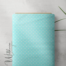 Load image into Gallery viewer, Spring Florals Mini Dots - Aqua

