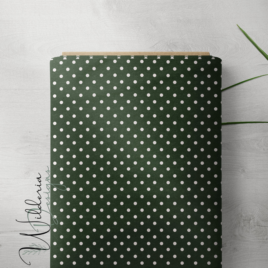 Spring Florals Mini Dots - Fern