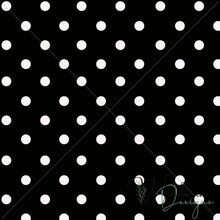 Load image into Gallery viewer, Spring Florals Mini Dots - Black
