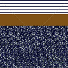 Load image into Gallery viewer, Rapport Stripe - Boho Floral - Navy

