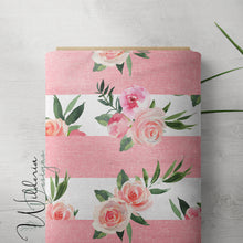 Load image into Gallery viewer, Summer Florals - Linen Stripe - Sunkissed **Limited Design**
