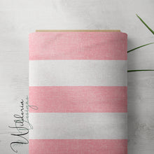 Load image into Gallery viewer, Summer Florals - Linen Stripe - Sunkissed
