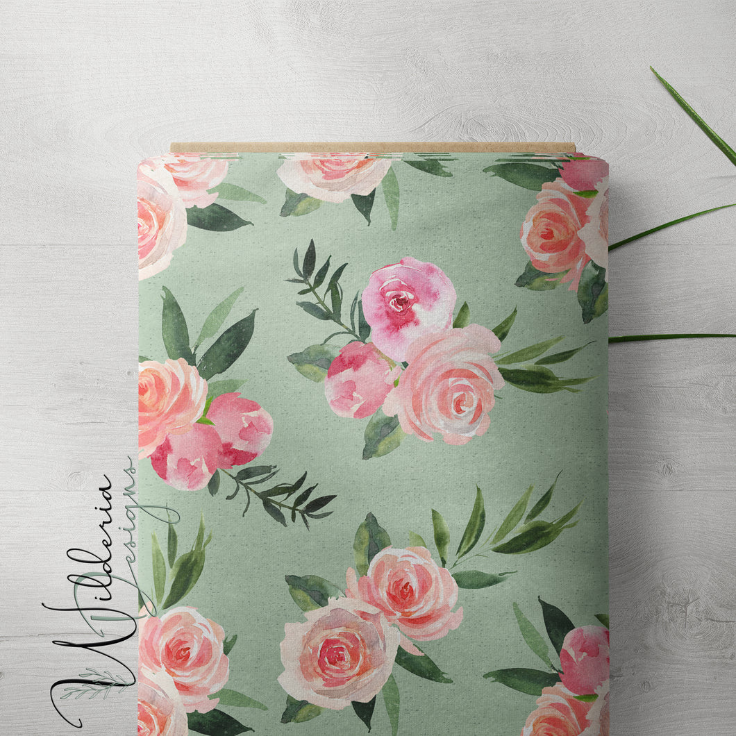 Summer Florals - Mist **Limited Design**