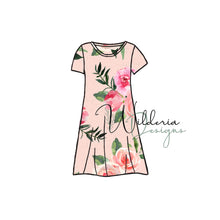 Load image into Gallery viewer, T-Shirt Dress Mockup

