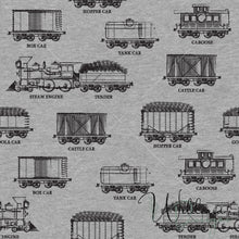 Load image into Gallery viewer, Train Cars - Grey Heather
