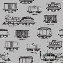Load image into Gallery viewer, Train Cars - Grey
