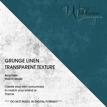 Load image into Gallery viewer, Grunge Linen Transparent Texture Overlay
