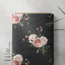Load image into Gallery viewer, Vintage Floral Set Charcoal - Heathered &amp; Sparkled Heather
