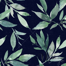 Load image into Gallery viewer, Watercolour Ruscus - Navy
