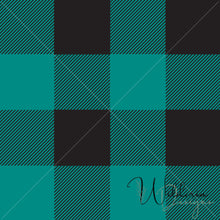 Load image into Gallery viewer, &quot;Woodland Dreams&quot; Buffalo Plaid - Teal
